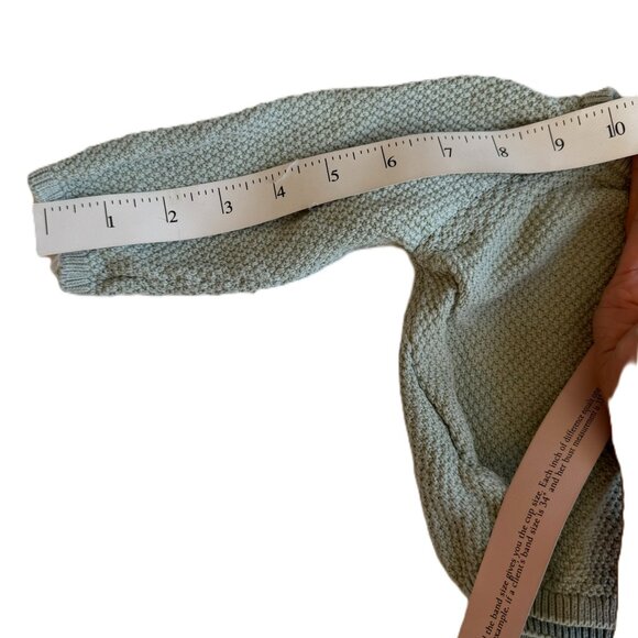 Matching Sage Green Knit Sweater and Pant - Picture 10 of 13